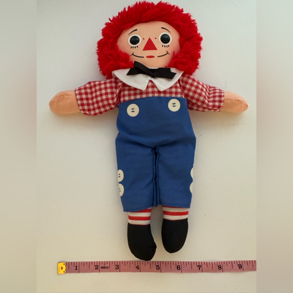 1987 Playskool Raggedy Andy Rag Boy Doll 12" New - Picture 6 of 6